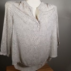 Dalia Blush / Gray Blouse